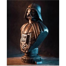 Minyatür Bahçem Star Wars Darth Vader Büst Figür 10 cm