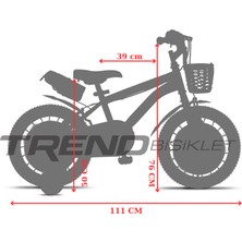 Trendbike Vento 16 Jant Bisiklet 3-6 Yaş Erkek Çocuk Bisikleti