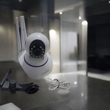 Gece Görüşlü Hd 360 Derece Wifi Ip Bebek Kamerası