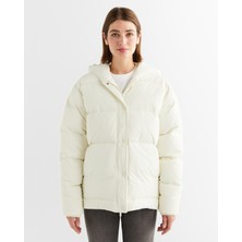 Gant Kadın Krem Kapüşonlu Kapitone Mont 47124302T.130