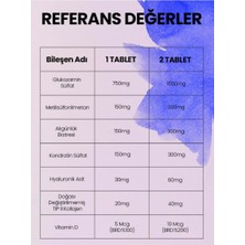 N-Arthmics  Glukozamin, Kondroitin, MSM, Kolajen Tip II, Akgünlük Ekstresi, Hyaluronik Asit ve Vitamin D   60 Tablet