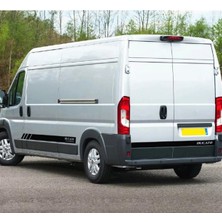 Fiat Ducato Yan Kapı ve Arka Kapı Şerit Sticker Etiket Modeli