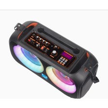 Idragon® NDR-Q68 LED Rgb Işık Atmosfer Müzik Stereo Bluetooth Kablosuz Taşınabilir Bt Parti Hoparlörü