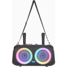 Idragon® NDR-Q68 LED Rgb Işık Atmosfer Müzik Stereo Bluetooth Kablosuz Taşınabilir Bt Parti Hoparlörü