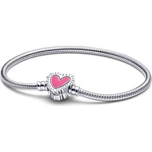 Hector Co Jewellery Keith Haring™ x Moments Radiant Heart Zincir Bileklik 925 Ayar Gumus