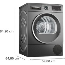 Bosch Serie 6 Isı Pompalı Kurutma Makinesi 9 kg WQG2420RTR