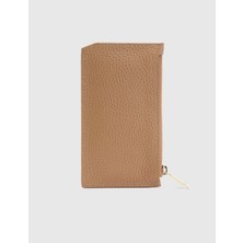 İLVİ Pereira  Floter Deri Unisex Vizon Kartlık