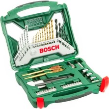 Bosch Gsb 185 Li Tek Bataryalı Darbeli Şarjlı Matkap Vidalama ve 224 Parça Bosch Aksesuar Seti
