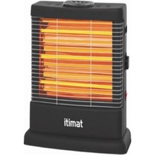 İtimat Quartz Midi Elektrikli Soba Siyah 10510