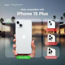 Wowacs Apple iPhone 15 Plus ile Uyumlu Telefon Kılıfı Kadife Iç Yüzey Soft Tasarım Lansman Kılıf