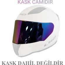 Ls2 Rapid-Rapid Mini-Stream-Storm Kask Camı Gökkuşağı Vizör