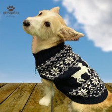 Alphadog Noel Navy Köpek Kazağı