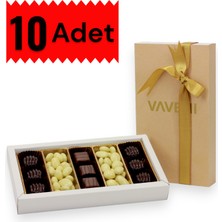 10'lu Hediyelik Üzüm Drajeli Çikolata Kutusu