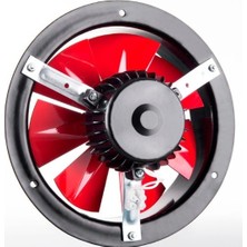 Dündar 35 cm D 35 60 watt 1250 m3/h 1285 DD 220/230 volt Monofaze Ev Duvar Tipi Aksiyal Fan Aspiratör