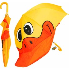 Sunman Çocuk Şemsiyesi Duck-1 Ördek 8 Telli 45 cm 3+