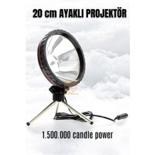 Turk 3 Ayaklı El Projektörü 360 Derece Avcı Projektörü Tekne Projektör