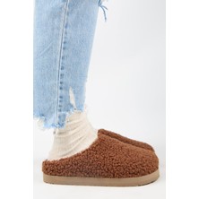 Manijero (Orlina) Kadın Tedy Sabo Platform Kahve Terlik