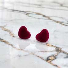MRL Mini Bordo Kalp Küpe