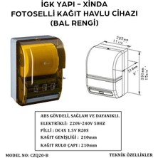 Xinda Igk Yapı – Fotoselli Bal Rengi Kağıt Havlu Makinesi (CZQ20-B)