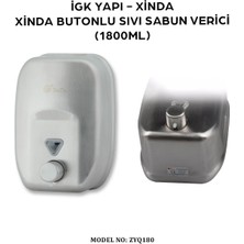 Xinda Igk Yapı –Manuel Butonlu Sıvı Sabun Verici 1800ML (ZYQ180)