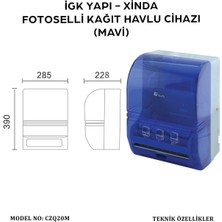 Xinda Igk Yapı – Fotoselli Mavi Kağıt Havlu Makinesi (CZQ20-M)