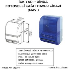 Xinda Igk Yapı – Fotoselli Mavi Kağıt Havlu Makinesi (CZQ20-M)