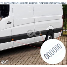 Ebal Oto Vw Crafter Krom Yan Reflektör Çerçevesi 6 Prç. 2006-2016 P.Çelik