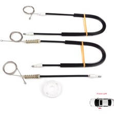 Bross Otomotiv BWR5524 Citroen C5 Mk1 Dc De 2000-2007 9221P7 Için Ön Sol Kapı Cam Kriko Tamir Seti