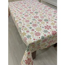 Zeren Home Yeni Yıl Temalı Sıvı Geçirmez Dertz Masa Örtüsü