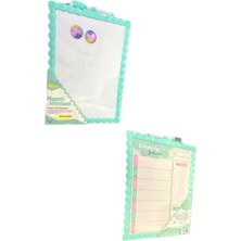 Maxx JL-115 Çift Taraflı Kalemli Yazı Tahtası Silgili Haftalık Planner 21X28 cm