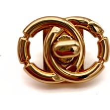 Angel Çanta Aksesuar Light Gold Renk Çift Halkalı Cha Model