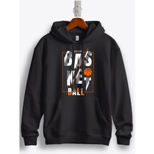 MGAX Born To Win Basketball Baskılı Kapüşonlu Sweatshirt