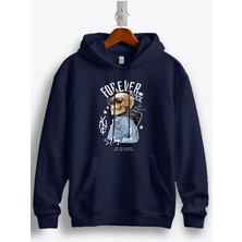 MGAX Forever Cool Skull Baskılı Kapüşonlu Sweatshirt