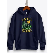MGAX Cactüs Country Baskılı Kapüşonlu Sweatshirt