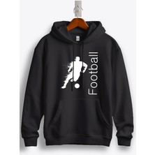 MGAX Football Player Baskılı Kapüşonlu Sweatshirt