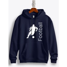 MGAX Football Player Baskılı Kapüşonlu Sweatshirt