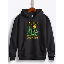 MGAX Cactüs Country Baskılı Kapüşonlu Sweatshirt
