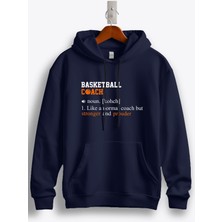 MGAX Basketball Coach Baskılı Kapüşonlu Sweatshirt