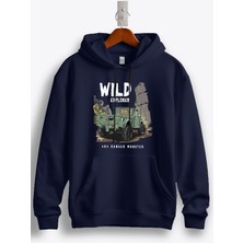 MGAX Off Road Wild Explorer Baskılı Kapüşonlu Sweatshirt