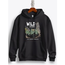 MGAX Off Road Wild Explorer Baskılı Kapüşonlu Sweatshirt