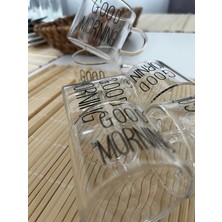 Isıya Dayanıklı Borasilikat Good Morning Kahve Fincanı 100 ml x 6 Adet
