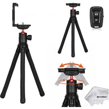 Kingjoy KT-660 + BD-50 Aynasız Fotograf Makineleri Için Ahtapot Esnek Tripod Canon Nikon Sony Fujifilm Olympus