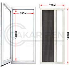 Çakar Pen Dekorasyon Içe Açılır Pencere Sineklik