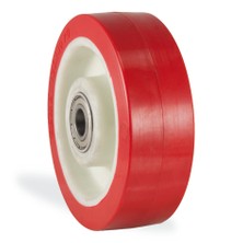 Kama 150X45 Pur Poliamid 6 Kasnaklı, Enjeksiyon Baskı Poliüretan Kaplı, Rulmanlı Teker, Yedek Teker 150 mm Çap