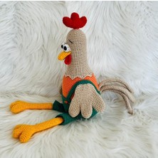 Oyuncak Park Horoz Amigurumi Organik Oyuncak