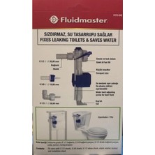 Fluidmaster Vitra,Kale,Serel,Creavit,Bocci Uyumlu Flatör 747 Fluidmaster 3 Lü Montaj Seti İle Birlikte 1/2 Di 1/2 Dü 3/8 D