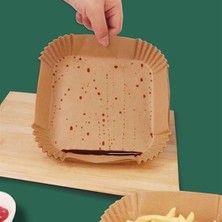 Woody Sofia 100 Adet Air Fryer Pişirme Kağıdı Kare Tabak Model