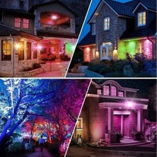 Woody Sofia Kumandalı LED Işık Dış Cephe Aydınlatması çok Renkli Rgb led Panel Işık Partiled Aydınlatma