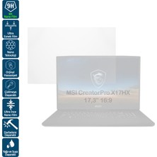 Wontis Nanoshield Pro Msı Creatorpro X17HX 17.3 Inç 16:9 Notebook Şeffaf Nano Film