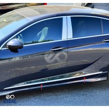 Ebal Oto Opel Insignia Uyumlu Krom Yan Kapı Çıtası 4 Prç. 2017 ve Üzeri Paslanmaz Çelik